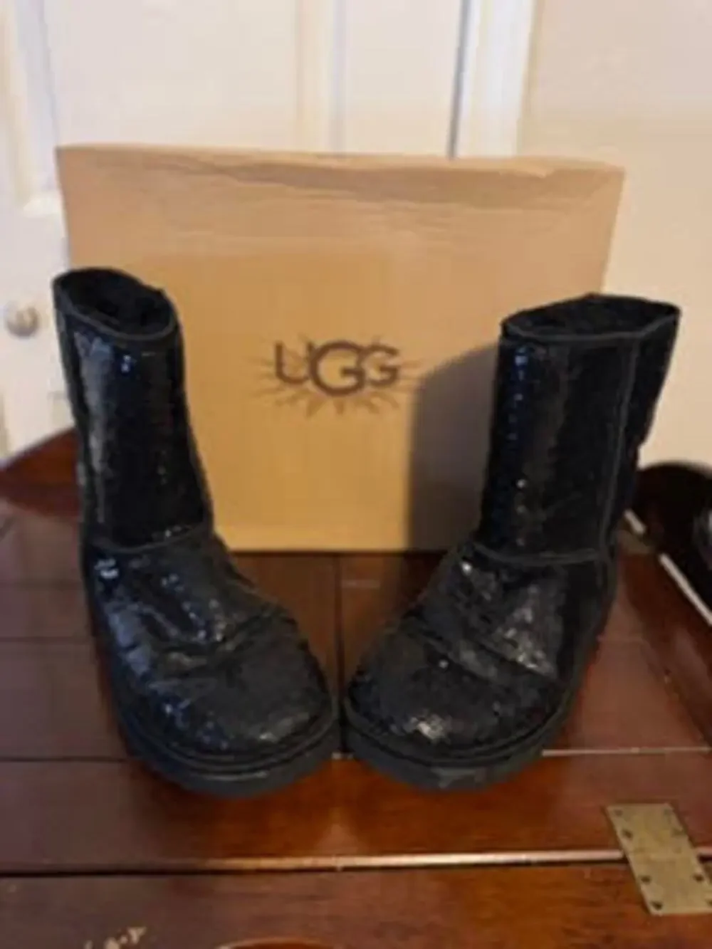 UGG Classic Short Sequin Sparkle Boots